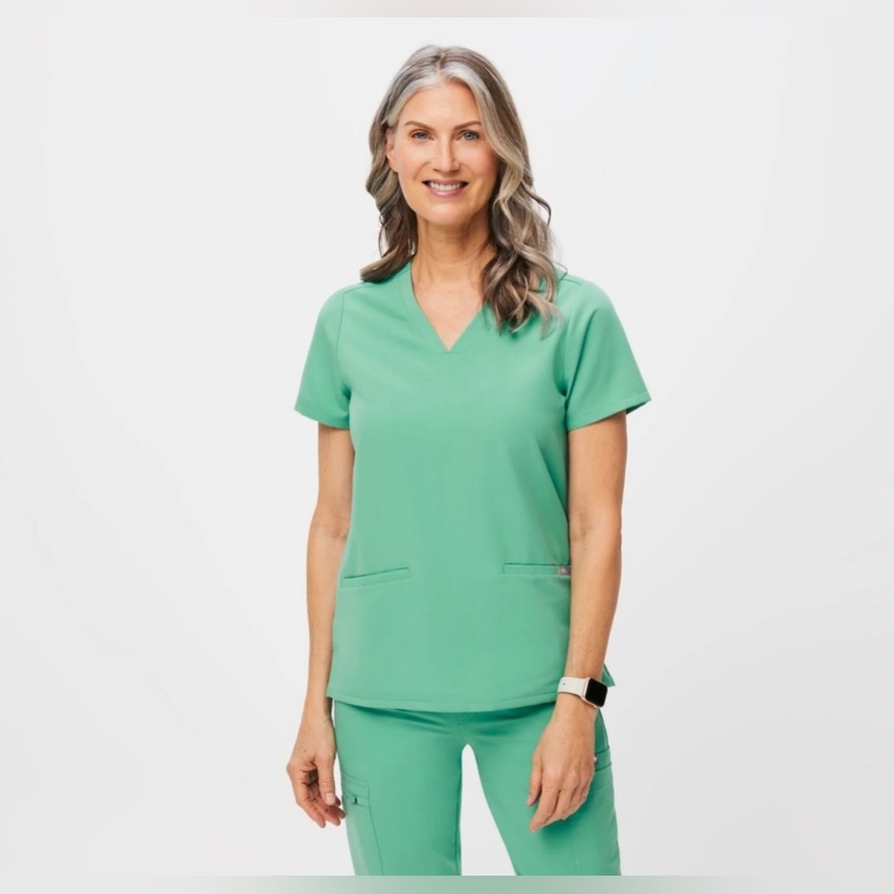 Surgical Green Figs Scrub Top